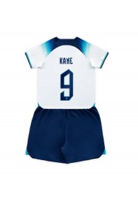 Fotbalové Dres Anglie Harry Kane #9 Dětské Domácí Oblečení MS 2022 Krátký Rukáv (+ trenýrky)